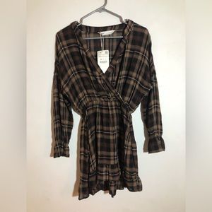 Plaid Zara dress